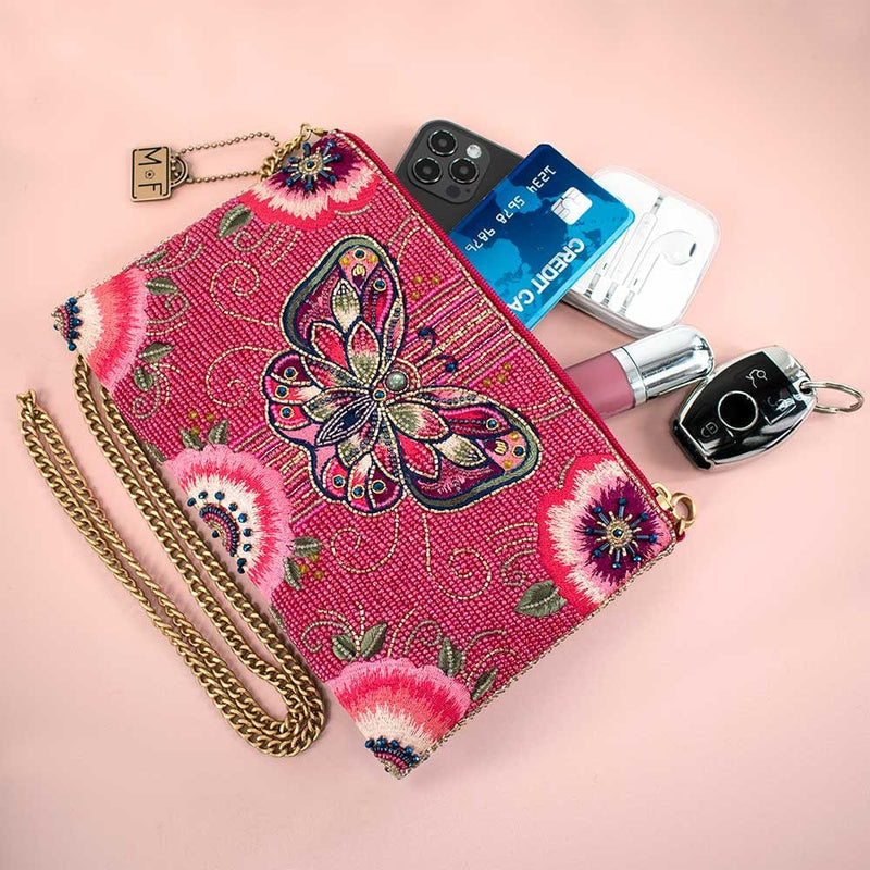 Quirks! Handbags Social Butterfly Mini Crossbody Handbag by Mary Frances