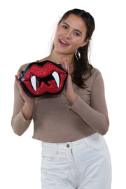 Quirks! Handbags Vampire Mouth Crossbody Bag