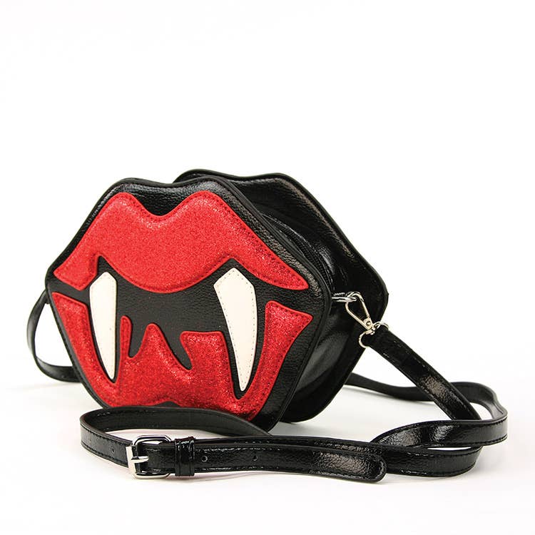 Quirks! Handbags Vampire Mouth Crossbody Bag
