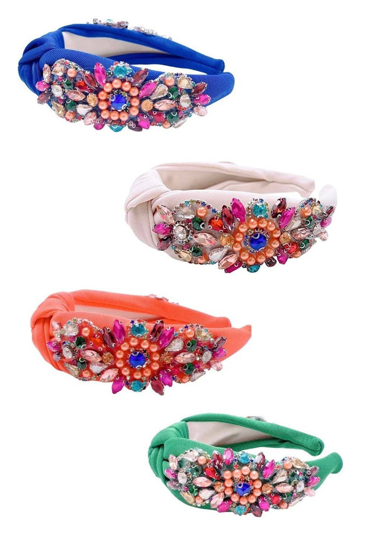 Quirks! headband Stunning Gem Headband - Orange