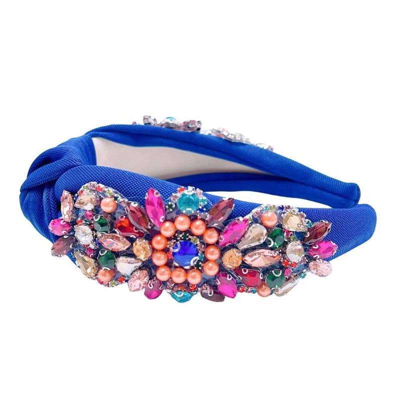 Quirks! headband Stunning Gem Headband - Royal Blue