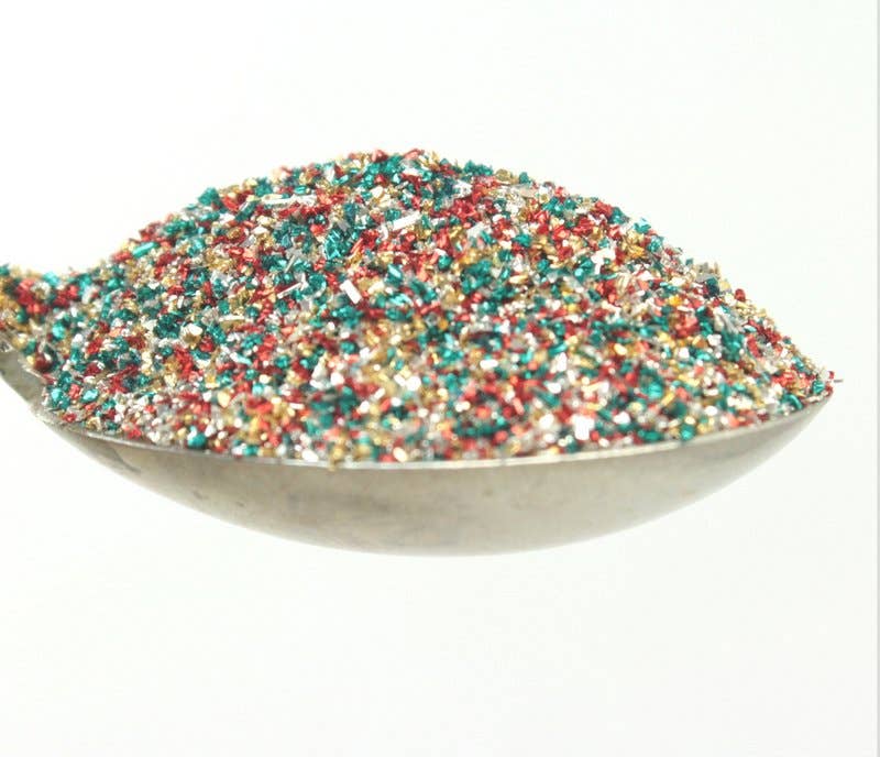 Quirks! Holiday Blend Glitter - Custom Blended German Glass Glitter
