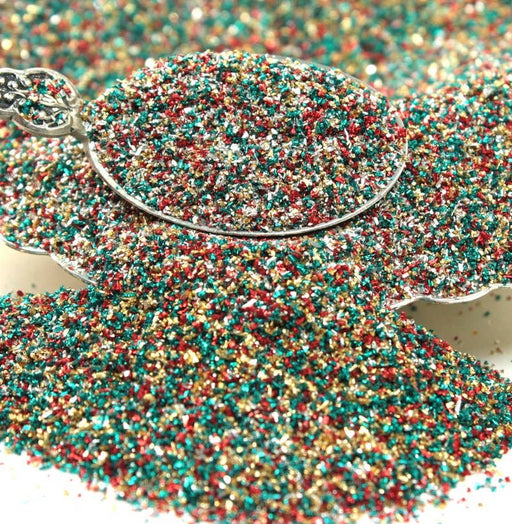 Quirks! Holiday Blend Glitter - Custom Blended German Glass Glitter