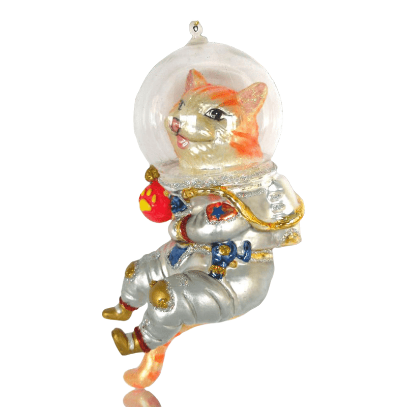 Quirks! Holiday Ornaments Cat in Space Suit Ornament by December Diamonds