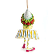 Quirks! Holiday Ornaments Dash Away Dancer's Elf Ornament by Patience Brewster RETIRED