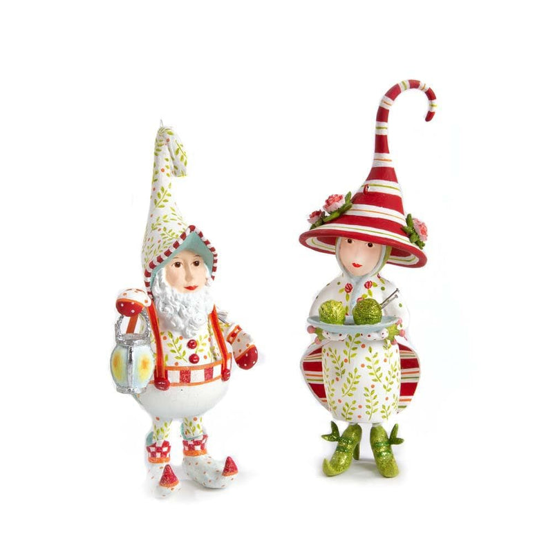 Quirks! Holiday Ornaments Dash Away Santa's Lantern Elf Ornament by Patience Brewster