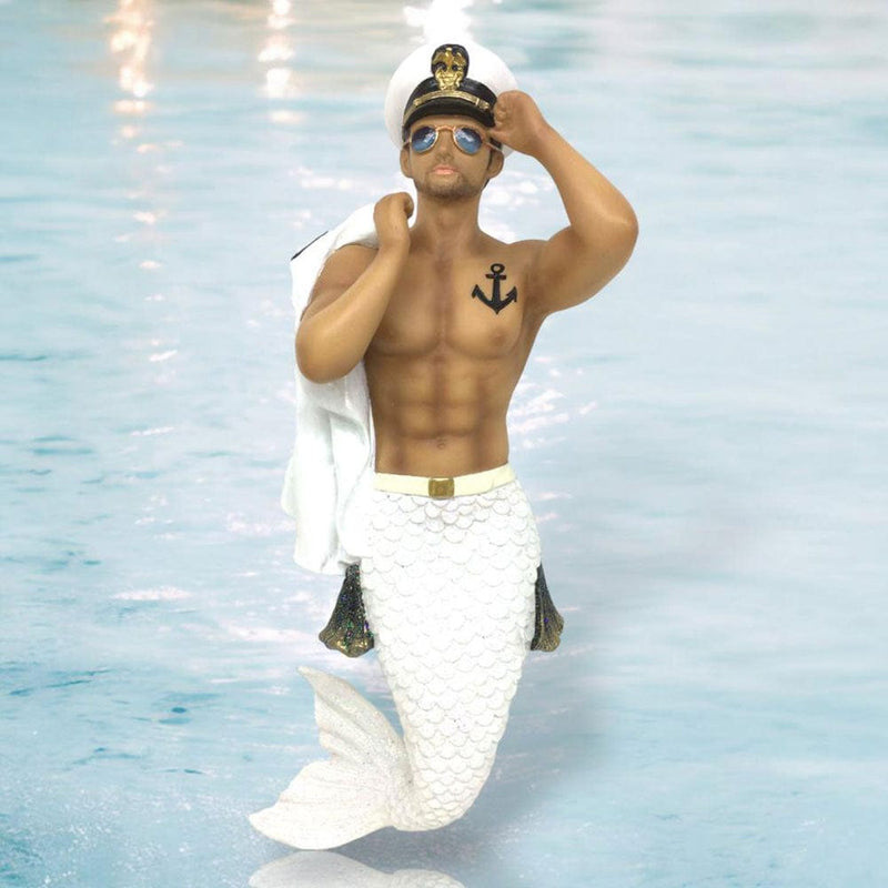 Quirks! Holiday Ornaments Merman Anchors Away by December Diamonds