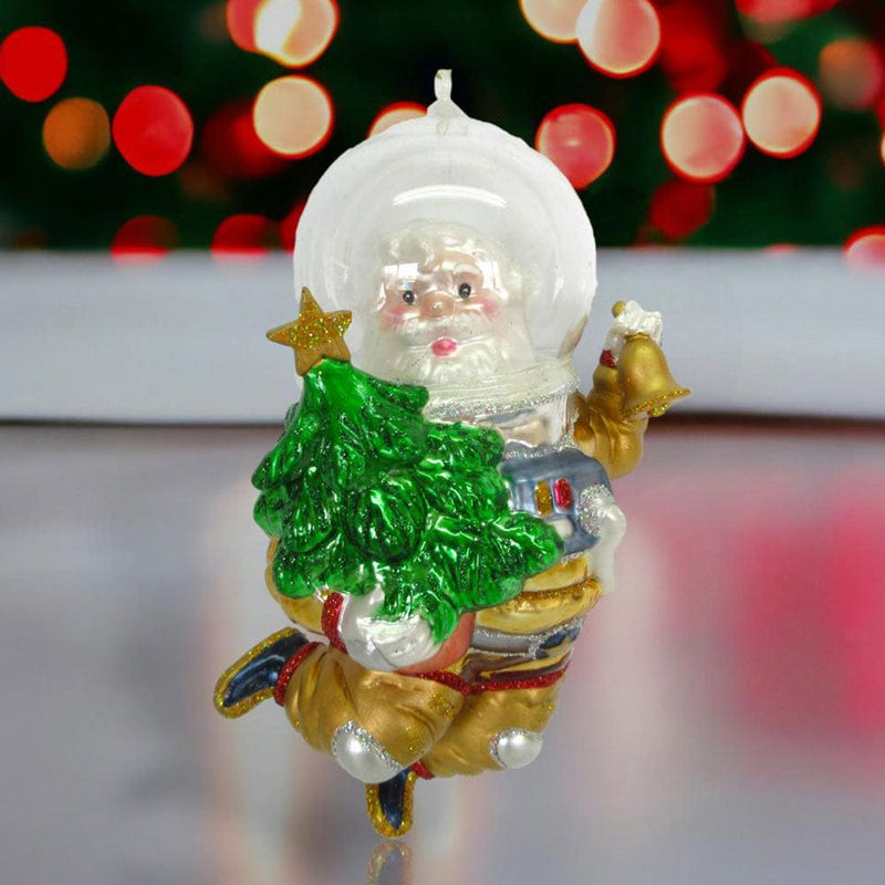Quirks! Holiday Ornaments Santa in Space Suit Ornament by December Diamonds