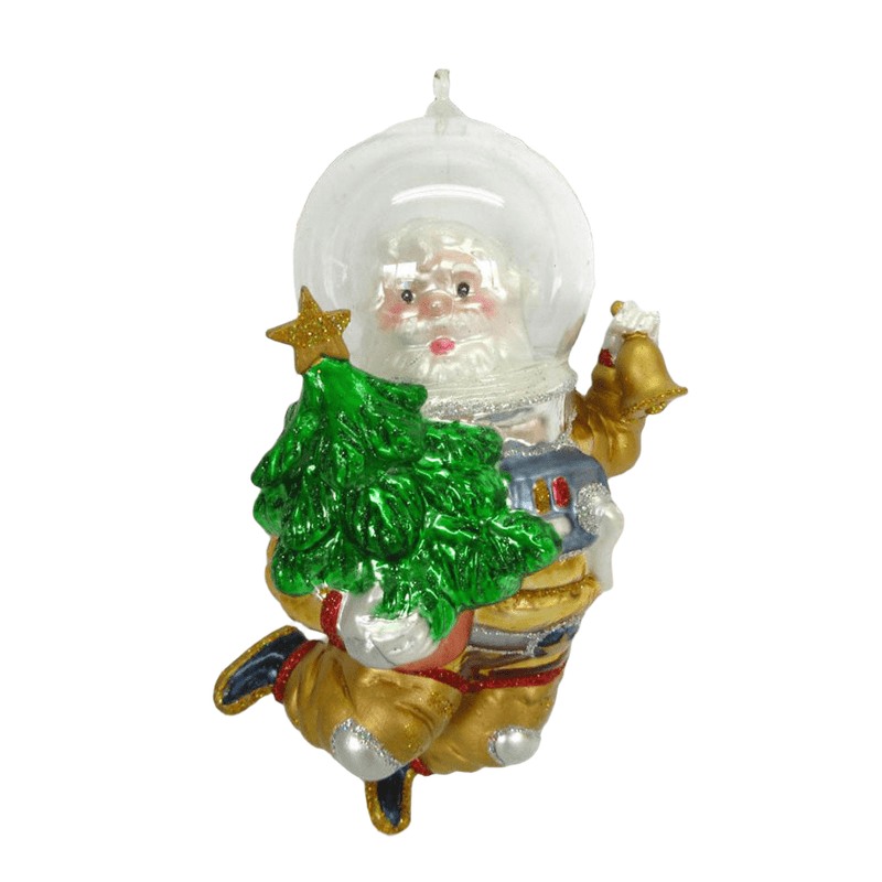 Quirks! Holiday Ornaments Santa in Space Suit Ornament by December Diamonds