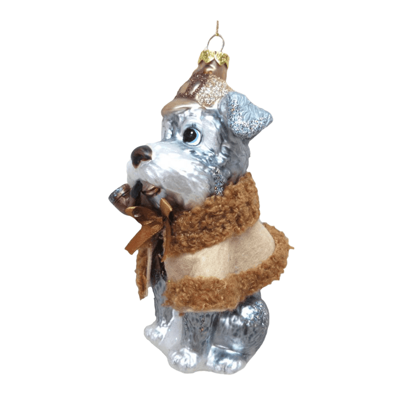 Quirks! Holiday Ornaments Schnauzer Detective Ornament by December Diamonds