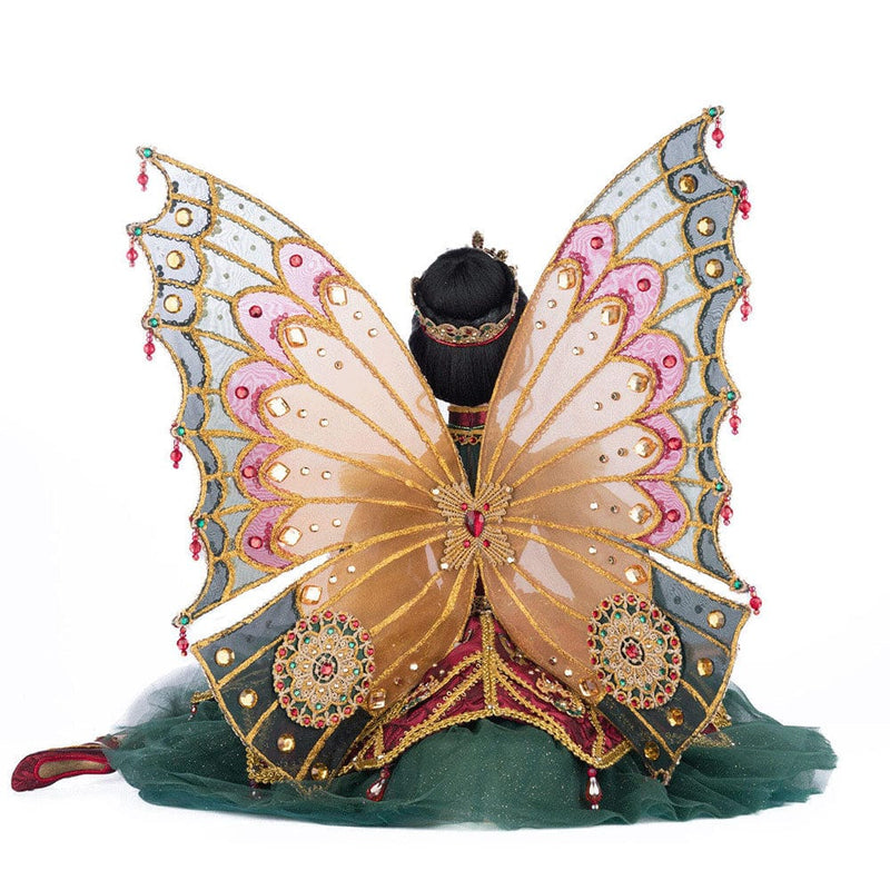 Quirks! Katherine's Collection, Christmas Belle Noelle Sitting Fairy Ballerina Doll by Katherine's Collection