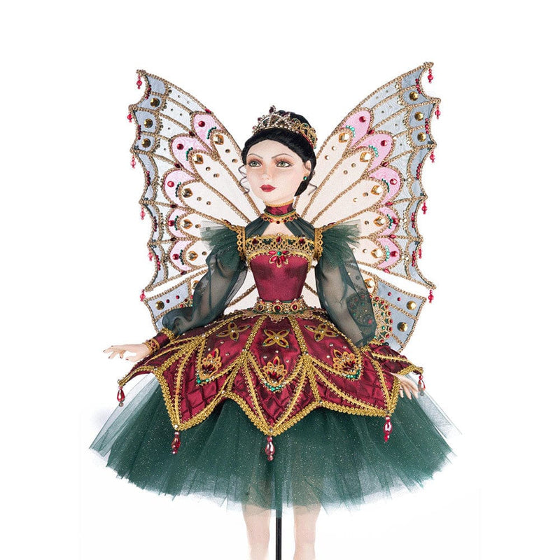 Quirks! Katherine's Collection, Christmas Belle Noelle Standing Fairy Ballerina Doll by Katherine's Collection