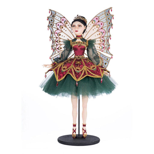 Quirks! Katherine's Collection, Christmas Belle Noelle Standing Fairy Ballerina Doll by Katherine's Collection