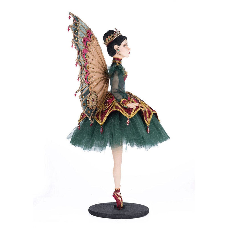Quirks! Katherine's Collection, Christmas Belle Noelle Standing Fairy Ballerina Doll by Katherine's Collection
