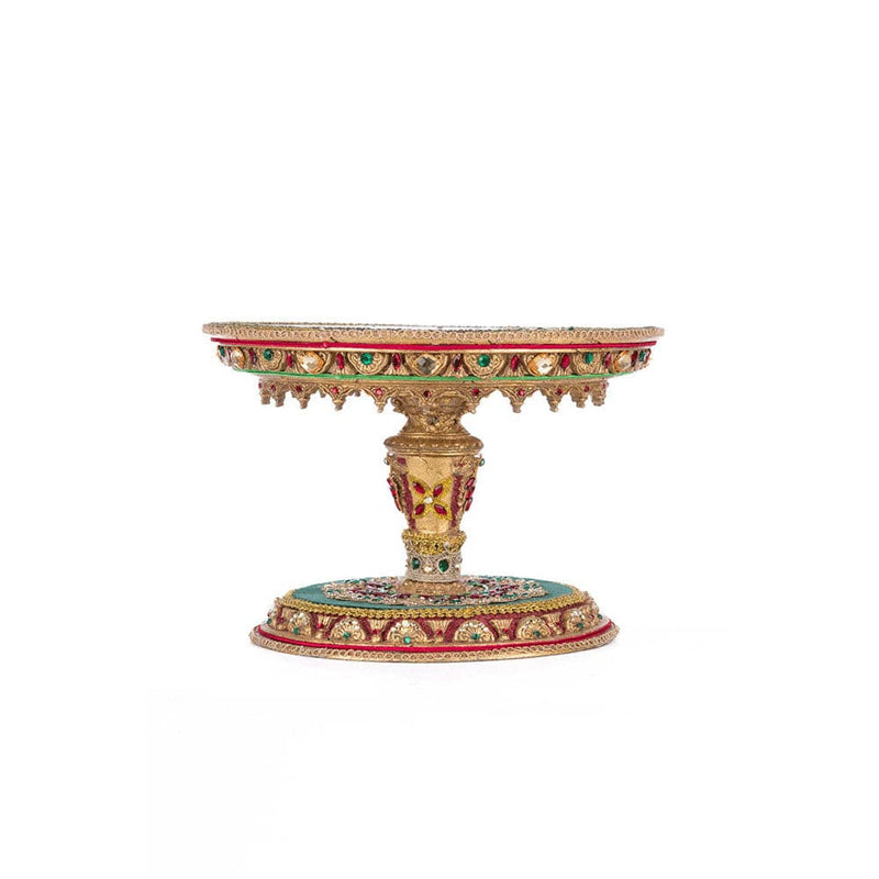 Quirks! Katherine's Collection, Christmas Christmas Castle Cake Plate by Katherine's Collection