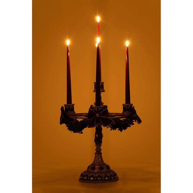 Quirks! Katherine's Collection, Christmas Christmas Castle Candelabra by Katherine's Collection