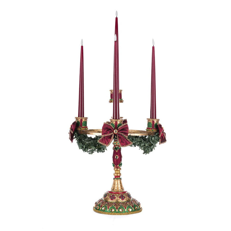Quirks! Katherine's Collection, Christmas Christmas Castle Candelabra by Katherine's Collection