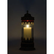 Quirks! Katherine's Collection, Christmas Christmas Castle Hurricane Candle Holder Tabletop by Katherine's Collection