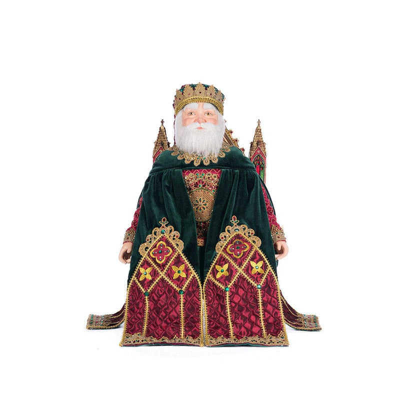 Quirks! Katherine's Collection, Christmas Christmas Castle Santa Chair by Katherine's Collection