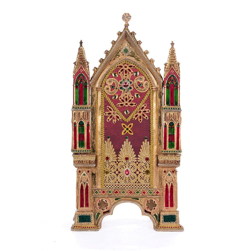 Quirks! Katherine's Collection, Christmas Christmas Castle Santa Chair by Katherine's Collection