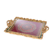 Quirks! Katherine's Collection, Christmas Christmas Castle Serving Tray by Katherine's Collection