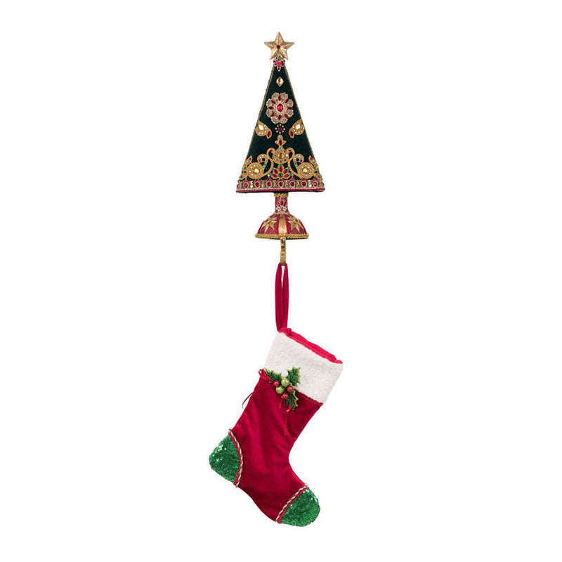 Quirks! Katherine's Collection, Christmas Christmas Castle Stocking Holder by Katherine's Collection