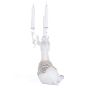 Quirks! Katherine's Collection, Christmas Crystal Christmas Sitting Deer Candle Holder by Katherine's Collection