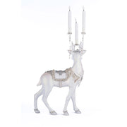 Quirks! Katherine's Collection, Christmas Crystal Christmas Standing Deer Candleholder by Katherine's Collection