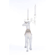 Quirks! Katherine's Collection, Christmas Crystal Christmas Standing Deer Candleholder by Katherine's Collection