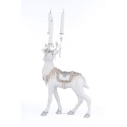 Quirks! Katherine's Collection, Christmas Crystal Christmas Standing Deer Candleholder by Katherine's Collection