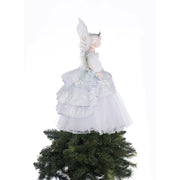 Quirks! Katherine's Collection, Christmas Crystalline Angel Tree Topper by Katherine's Collection