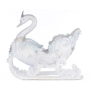 Quirks! Katherine's Collection, Christmas Dazzling Swan Sleigh by Katherine's Collection
