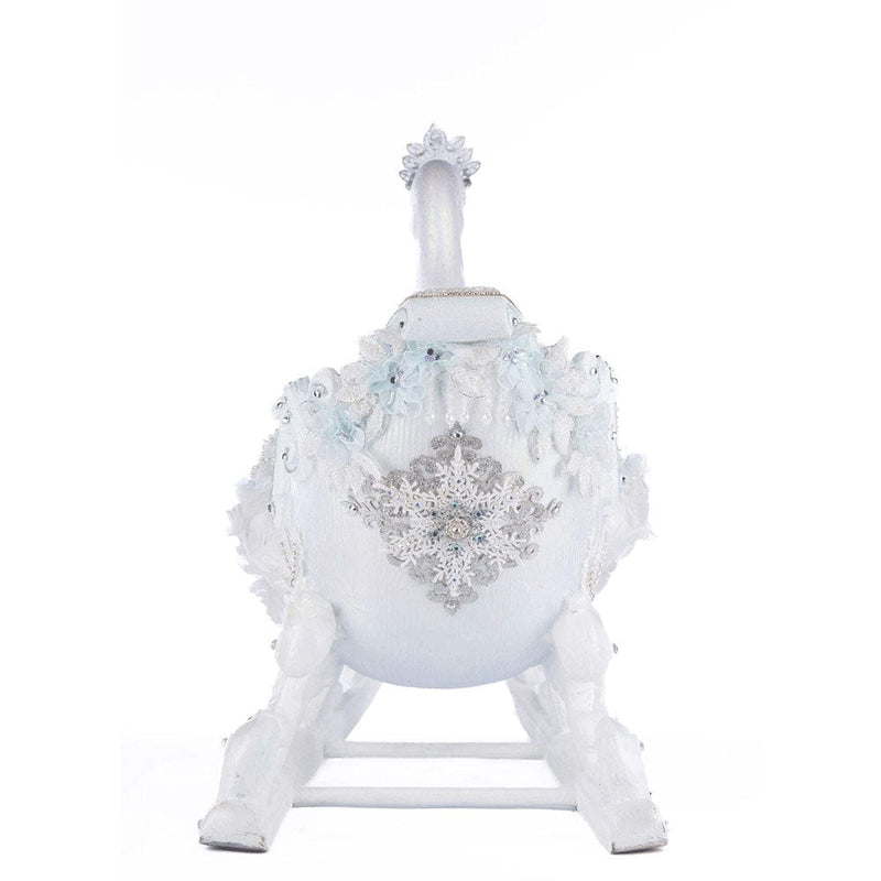 Quirks! Katherine's Collection, Christmas Dazzling Swan Sleigh by Katherine's Collection
