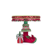 Quirks! Katherine's Collection, Christmas Elf Boots Cake Plate by Katherine's Collection