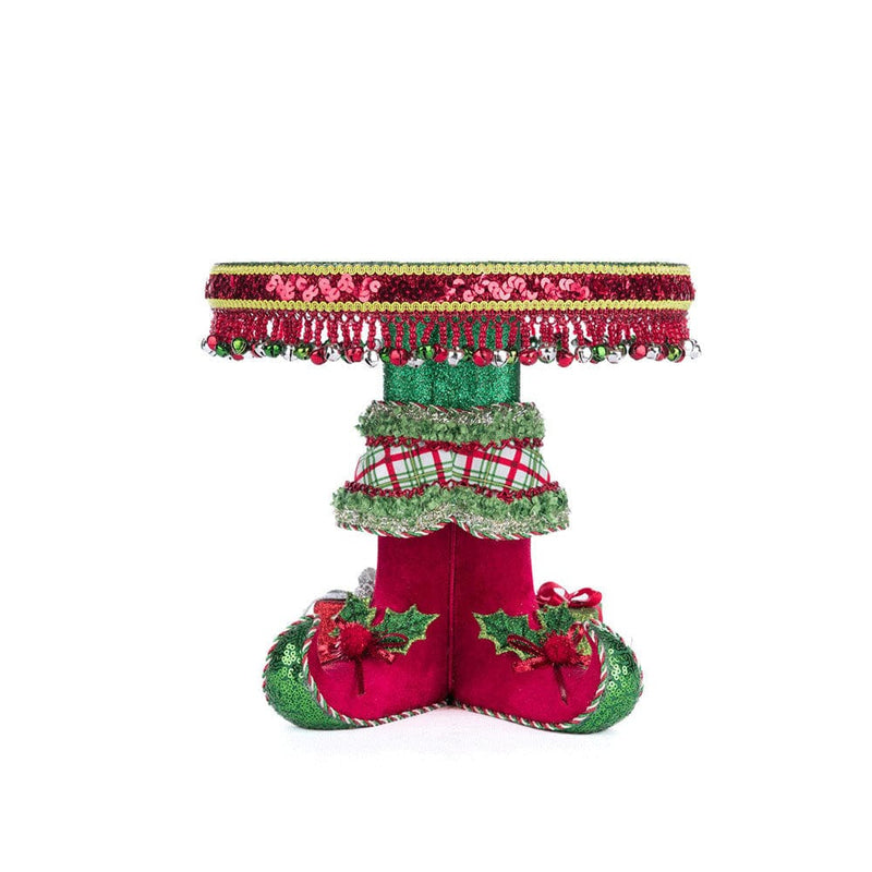Quirks! Katherine's Collection, Christmas Elf Boots Cake Plate by Katherine's Collection