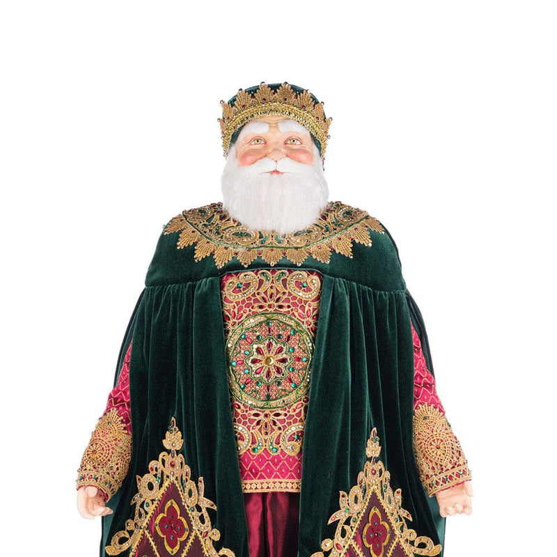 Quirks! Katherine's Collection, Christmas Father Christmas Castle Doll 32-Inch by Katherine's Collection