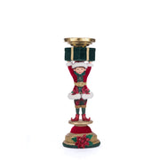 Quirks! Katherine's Collection, Christmas Holiday Magic Elf Candlestick by Katherine's Collection