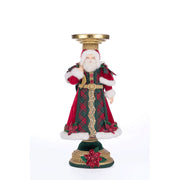 Quirks! Katherine's Collection, Christmas Holiday Magic Santa Candlestick by Katherine's Collection