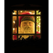 Quirks! Katherine's Collection, Christmas Holiday Magic Santa In Window by Katherine's Collection