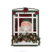 Quirks! Katherine's Collection, Christmas Holiday Magic Santa In Window by Katherine's Collection