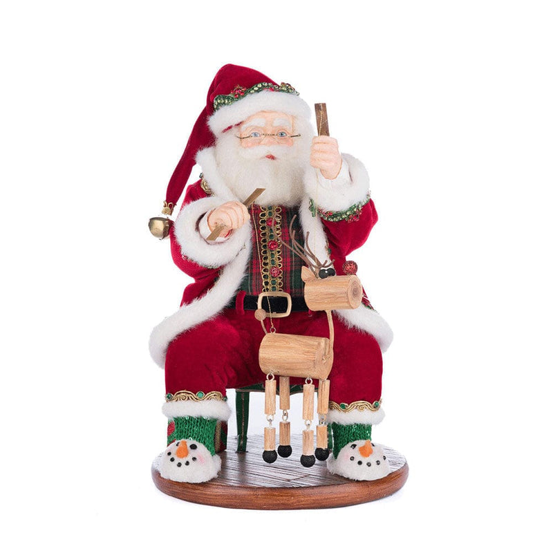 Quirks! Katherine's Collection, Christmas Holiday Magic Santa With Marionette by Katherine's Collection