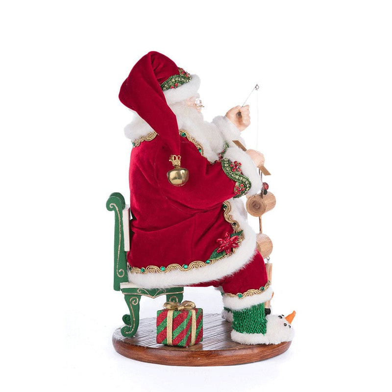 Quirks! Katherine's Collection, Christmas Holiday Magic Santa With Marionette by Katherine's Collection