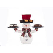 Quirks! Katherine's Collection, Christmas Holiday Magic Snowman Serving Piece by Katherine's Collection