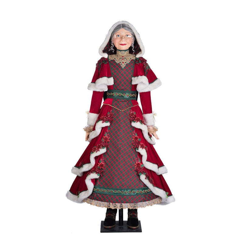Quirks! Katherine's Collection, Christmas Merry Magic Life Size Mrs. Claus by Katherine's Collection
