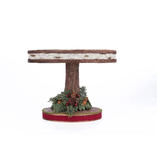 Quirks! Katherine's Collection, Christmas North Country Cake Plate by Katherine's Collection