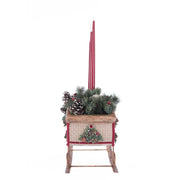 Quirks! Katherine's Collection, Christmas North Country Christmas Sleigh Candle Holder by Katherine's Collection
