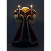 Quirks! Katherine's Collection, Christmas Penelope Poinsettia Angel Tree Topper by Katherine's Collection