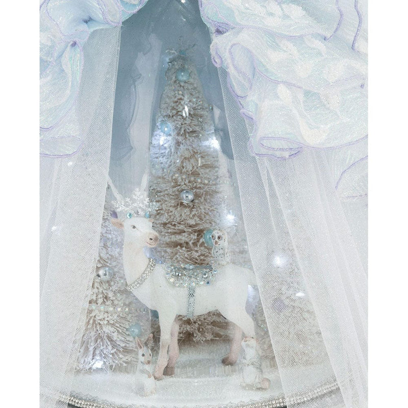 Quirks! Katherine's Collection, Christmas Queen Crystalline Cloche Piece by Katherine's Collection