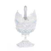 Quirks! Katherine's Collection, Christmas Shimmering Swan Bowl by Katherine's Collection