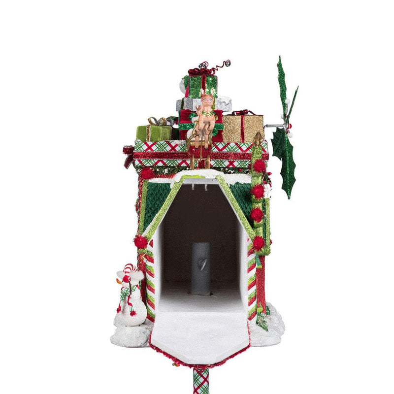 Quirks! Katherine's Collection, Christmas Whimsical Village Mailbox by Katherine's Collection